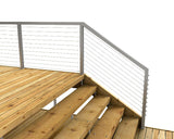 Stainless Steel Cable Railing Kit - Length 50 feet