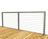 Stainless Steel Cable Railing Kit - Length 10 feet