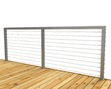 Stainless Steel Cable Railing Kit - Length 50 feet